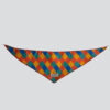 Pañoleta Geometrica-Orange Diamonds - Imagen 3
